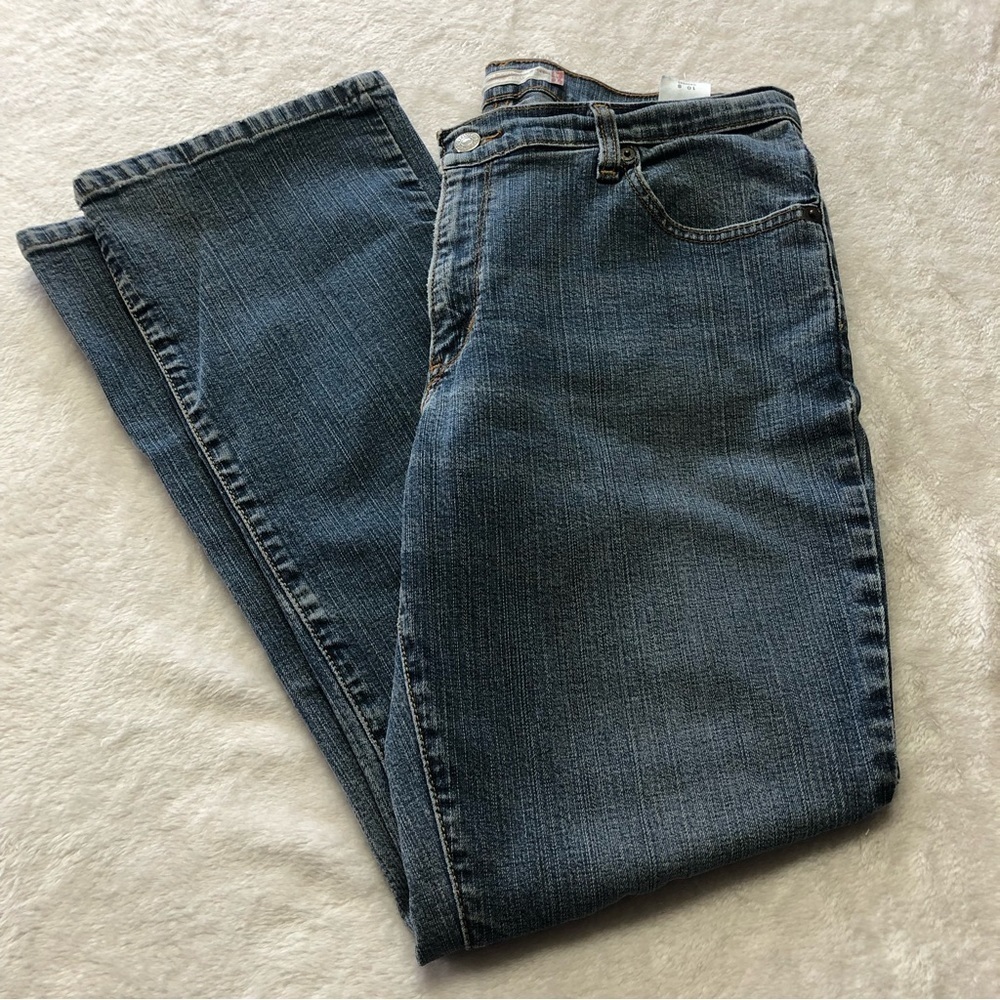 Levi's 550 Classic Relaxed Bootcut Denim Jeans Size 10 S